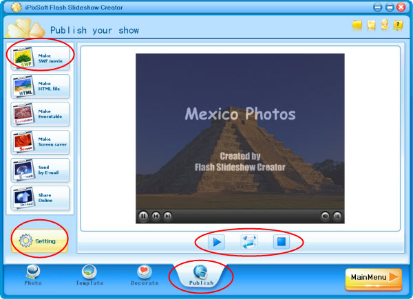Flash Slideshow Player